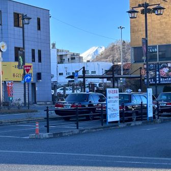 歩き始めの富士山ビューポイント