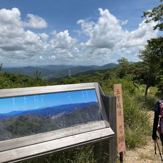 五葉城址　３４８m