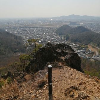 富士見岩　写りが悪いですか、絶景です。
ここにもナンノさんが来られてました。