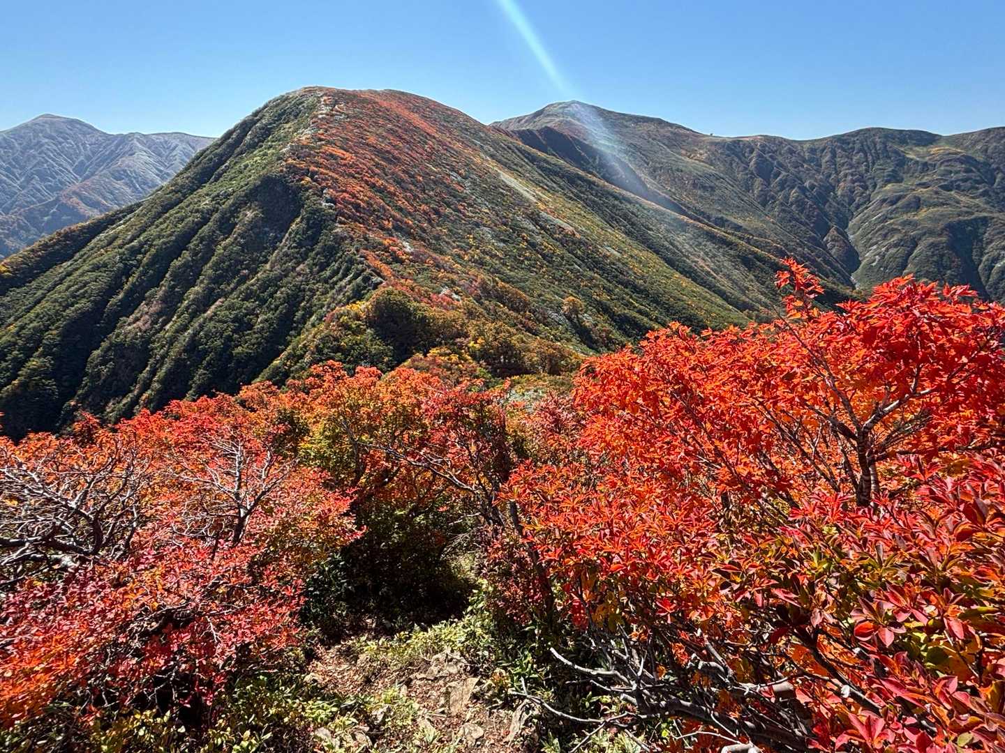清太岩山-ユーフン山-寒江山-北寒江山 往復コースの写真