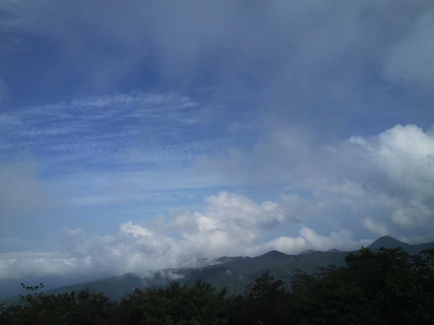 空の変化が楽しい