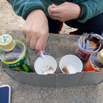 食後のコーヒー、姫様が淹れてくれます🩷