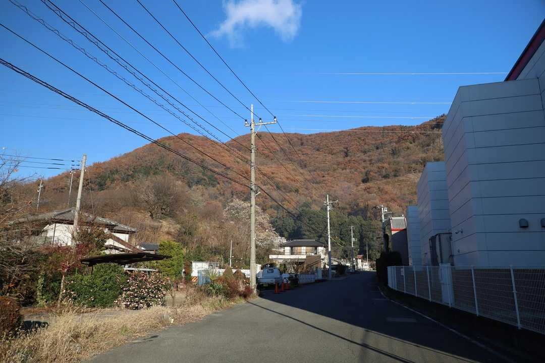 大蔵経寺山へ進む