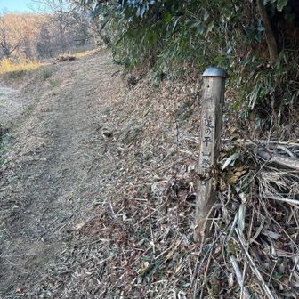 道の駅おがわまちから一般道を歩いて、やっと登山口