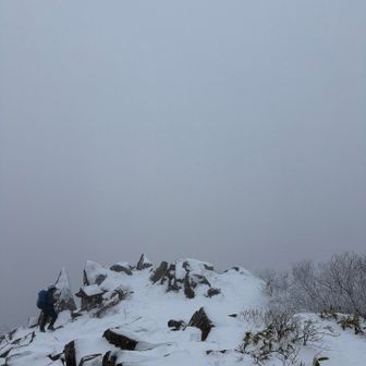 展望は真っ白な世界だ