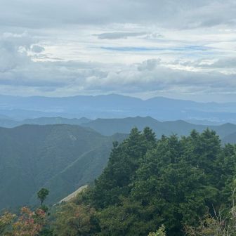 山頂から金剛、葛城、二上山もちゃんと見えてます✨
