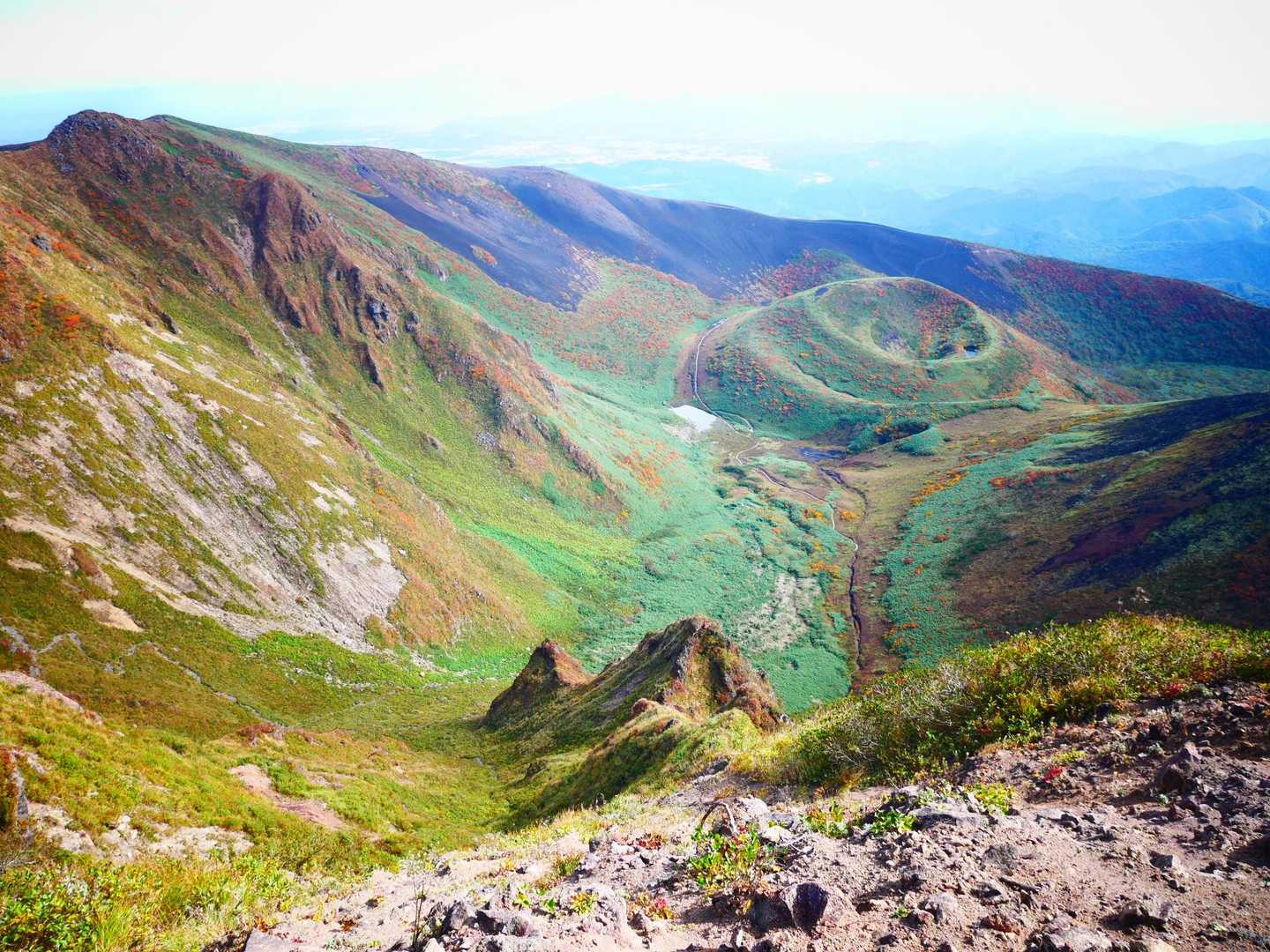 秋田駒ケ岳八合目登山口-横岳-駒池 周回コースの写真