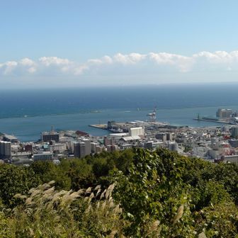 小樽港丸見え