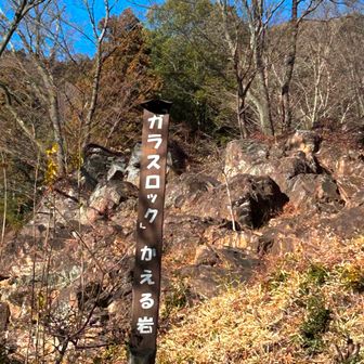 「ガラスロック」かえる岩？