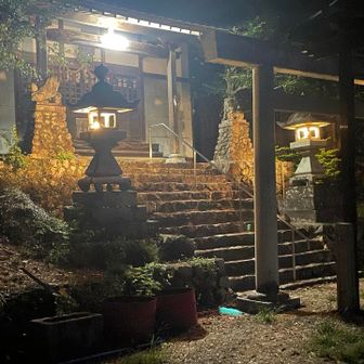夜明け前の愛宕神社⛩️