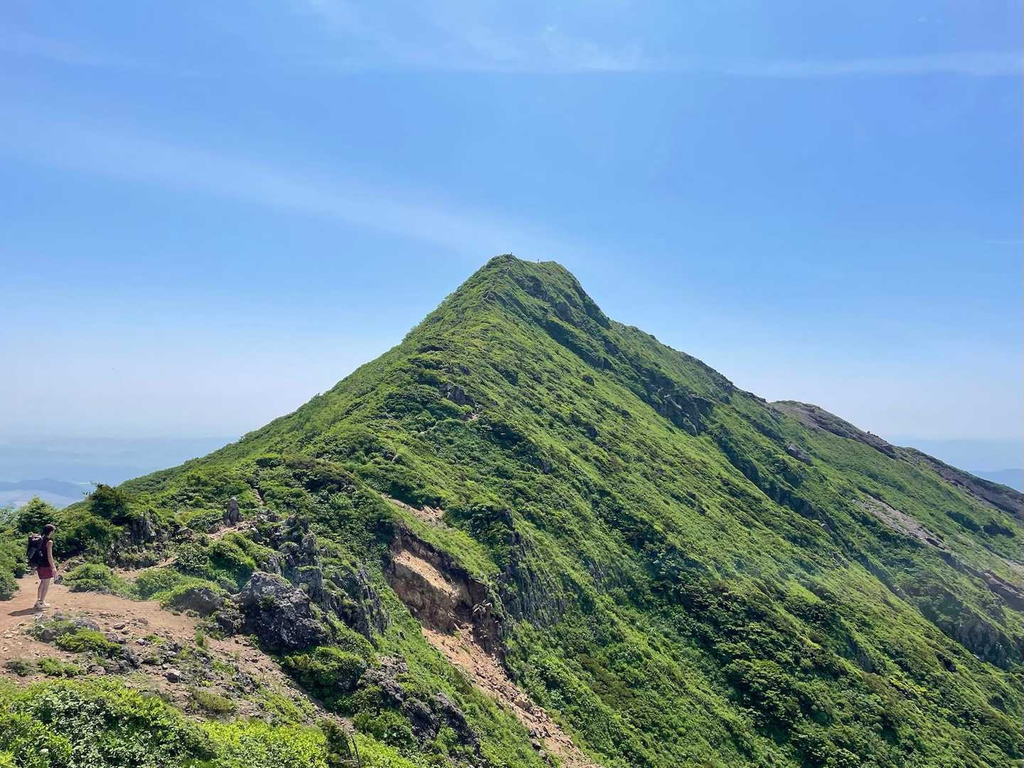 白石スキー場登山口-白石女子校小屋跡-不忘山-南屏風岳 往復コースの写真