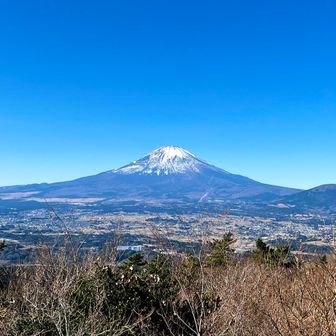 足柄城からの富士山🗻