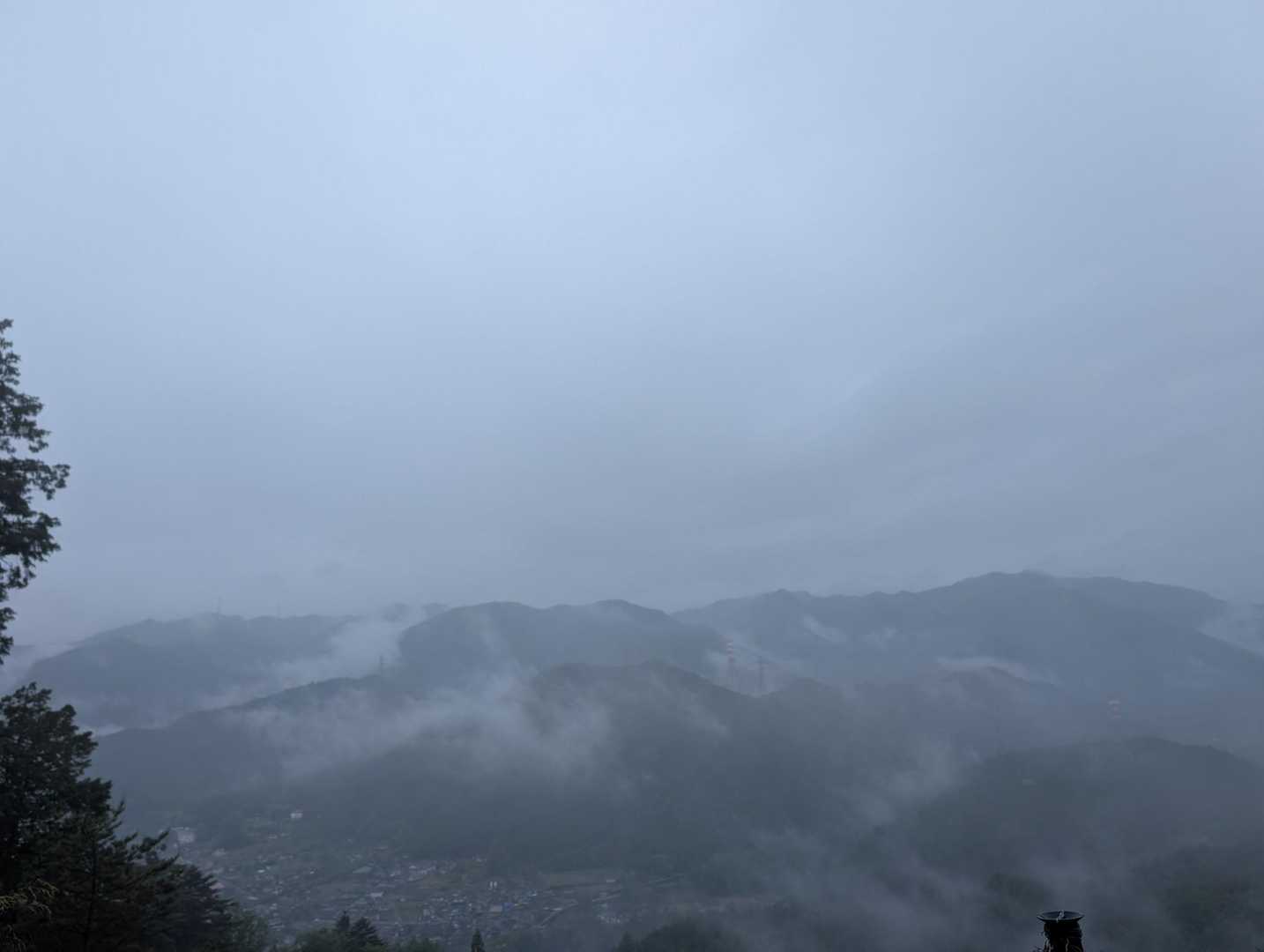 レインハイクにピッタリのいいお天気✨