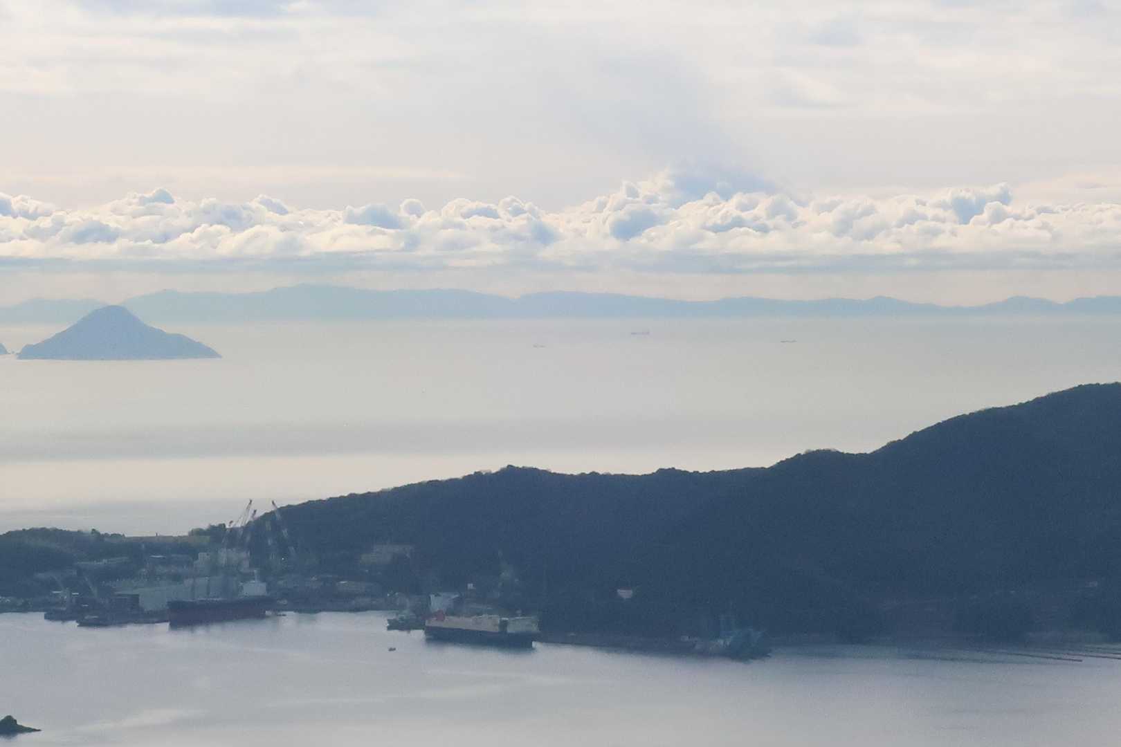 佐田岬もよく見える👀