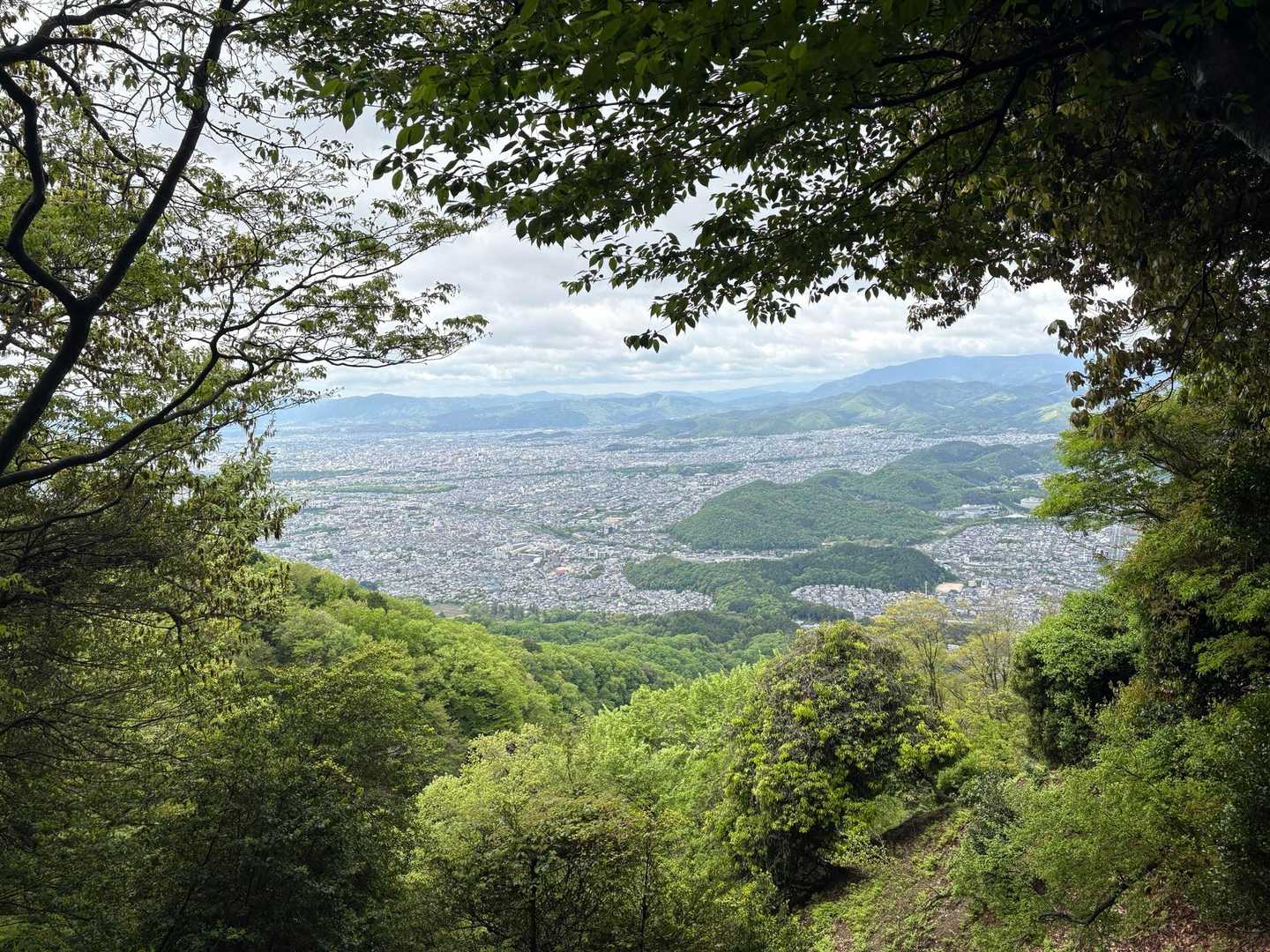 比叡山登山口-修学院山-大比叡-ケーブル比叡駅 往復コースの写真