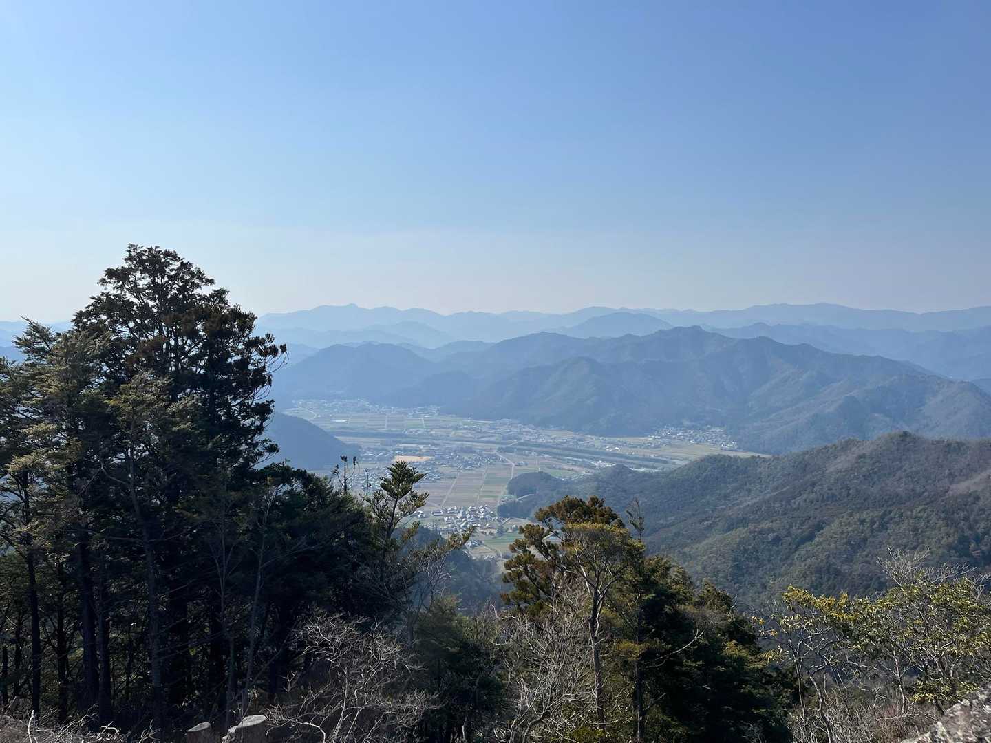 黒田城入口-天狗山-妙見山-白山-前坂コース入口 周回コースの写真
