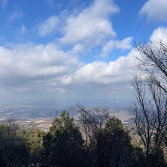 白水山から三田方面を臨む
奥に有馬富士が佇む☺️