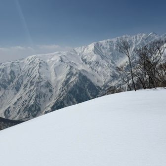 八方尾根、、ここで絶景は見納めです。