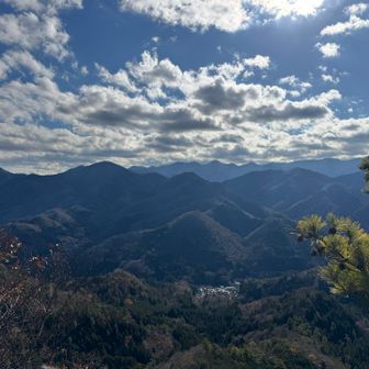 御前山南側の眺望。