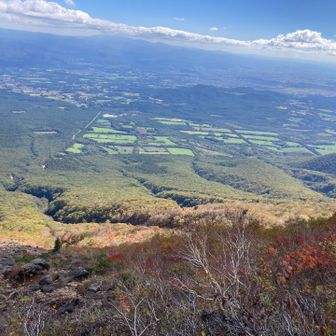 この下界を眺めてながら下りますよ