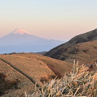 お互いココからの富士山もいいねーと何回も足を止め振り返り写真を撮る😆

進まねーからいい加減にしろっ🤛