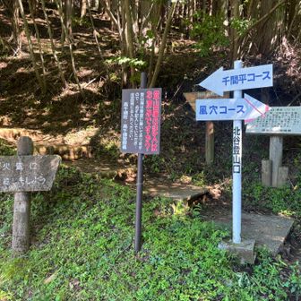 風穴コースから登る人が多かったです