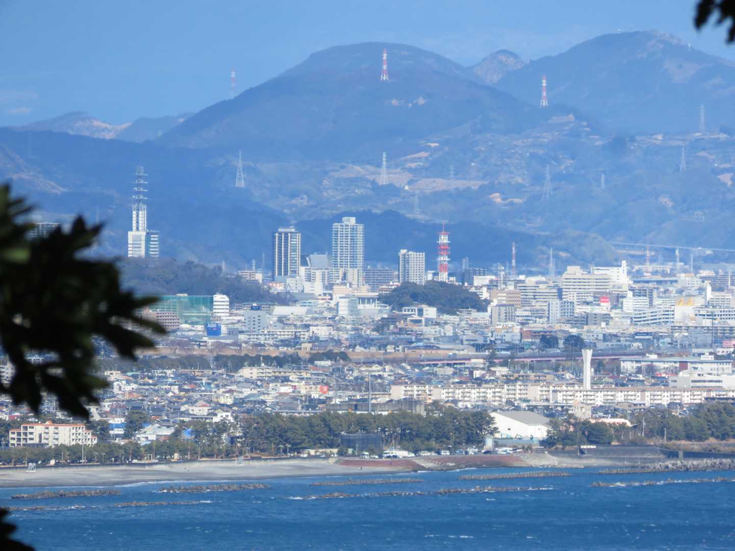 静岡市街地アップ。
