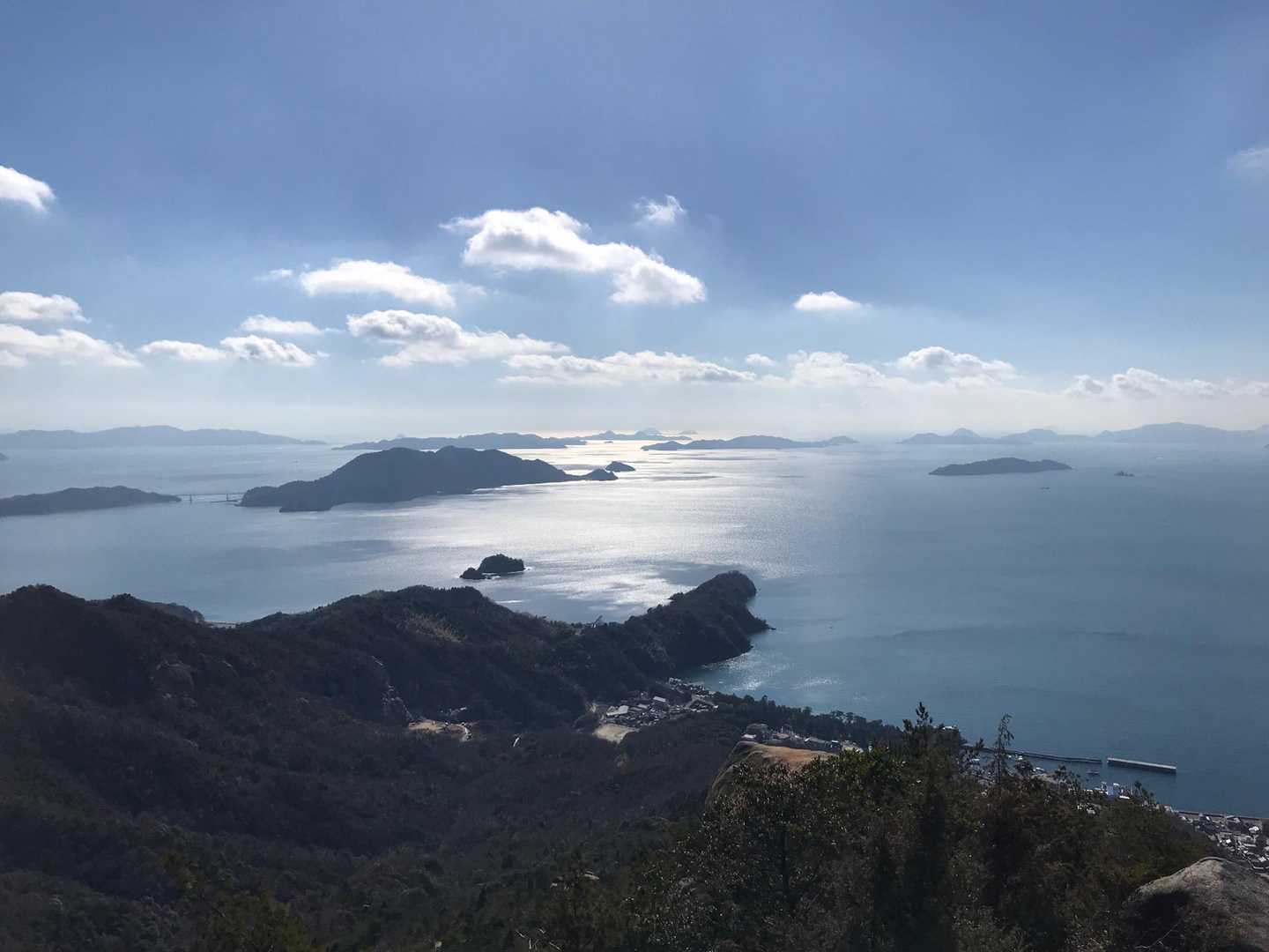山頂からの眺め② 絶景〜♪