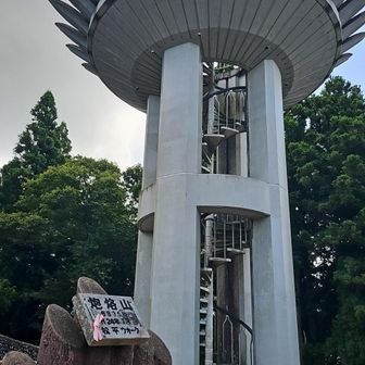 ヒマワリみたいな
展望台だー