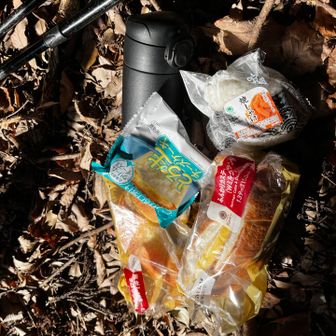 日の当たる所でランチタイム