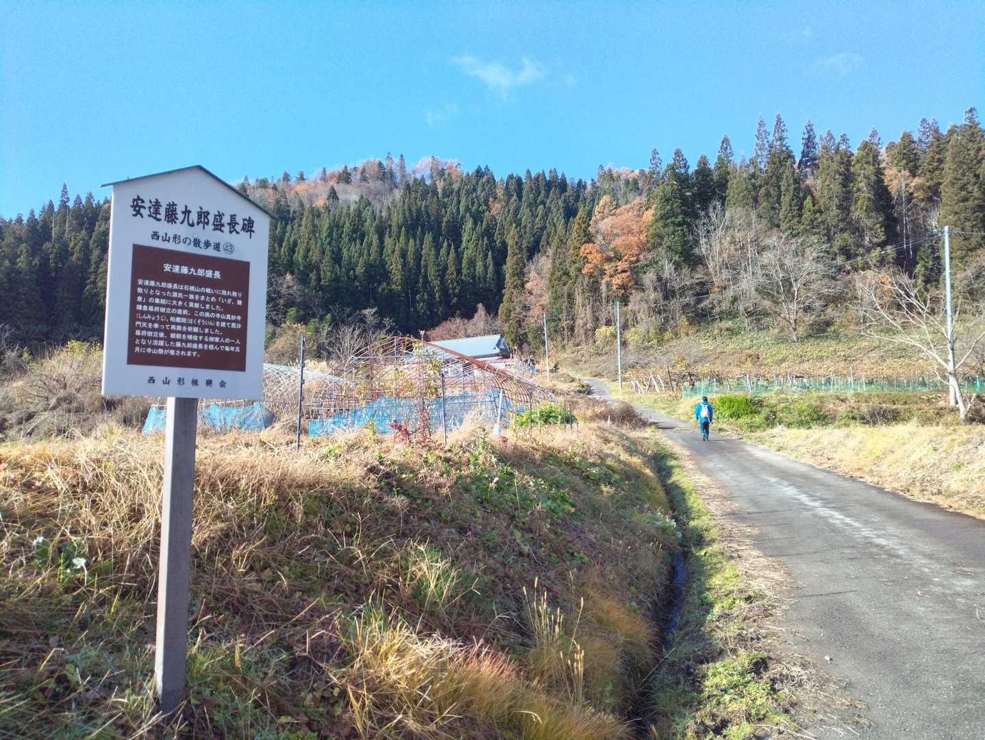 富神山南口に駐車して、少し道路を歩いてここから➡スタート🐾
