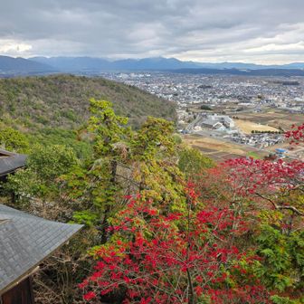 太郎坊宮から綿向山