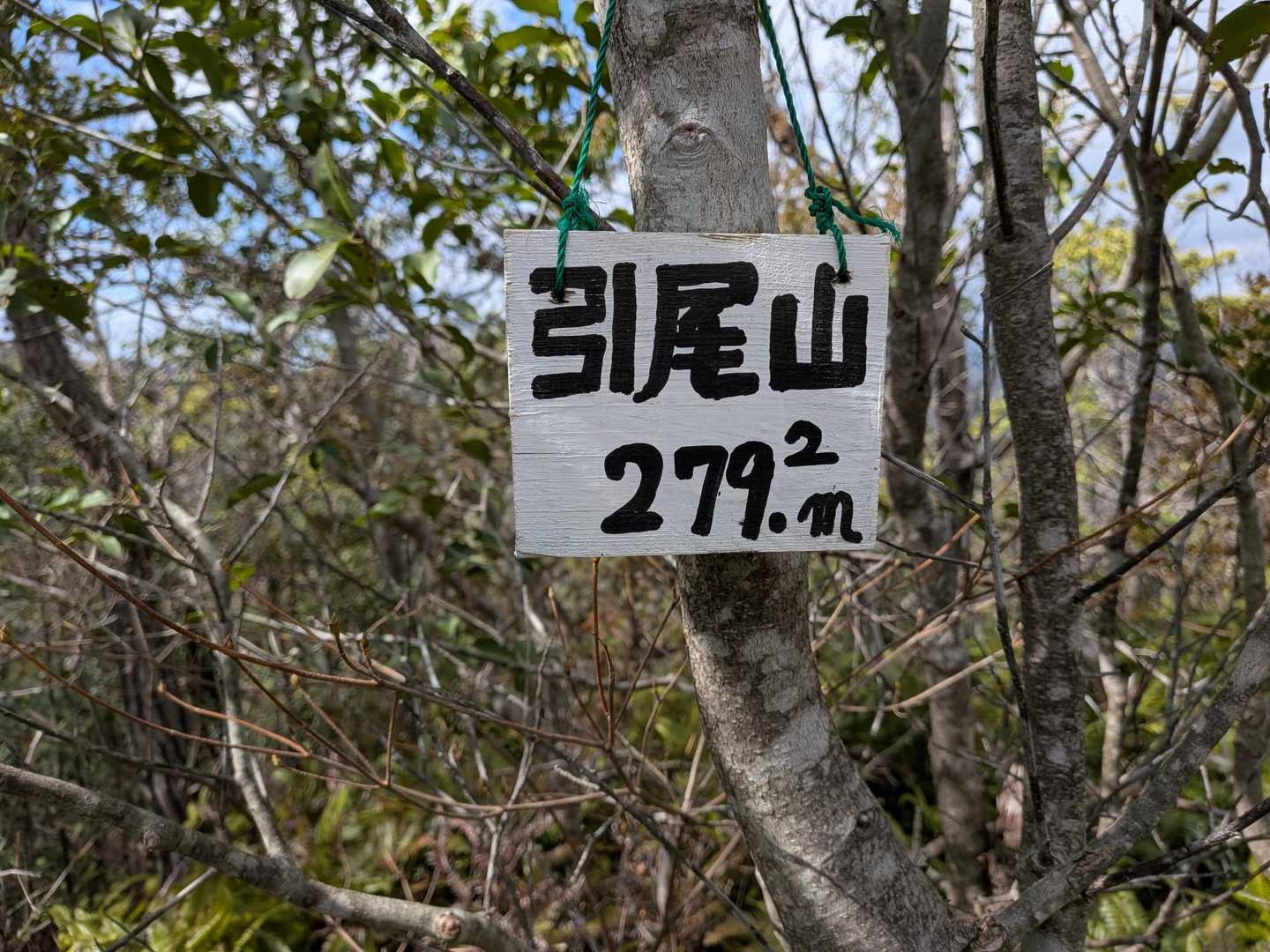五峰山登り口-五峰山-第2ピーク-角尾山-引尾山-奥の谷コ 縦走コースの写真