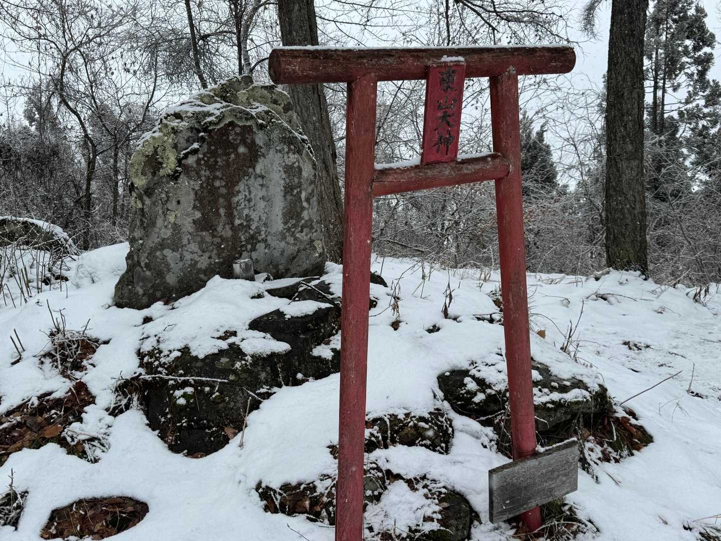 鴨ヶ嶽-箱山峠-箱山 往復コースの写真
