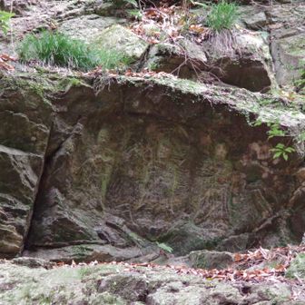 若草山・芳山・高円山 夕日観音と