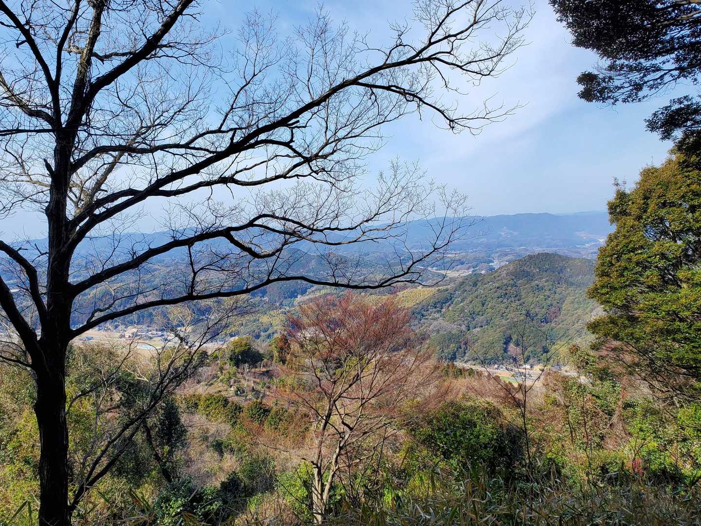 歩くと景色が良く見えます😊