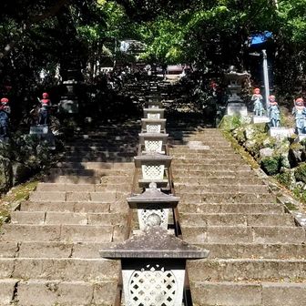 女坂で既にしんどい