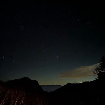 夜の甲斐駒ヶ岳