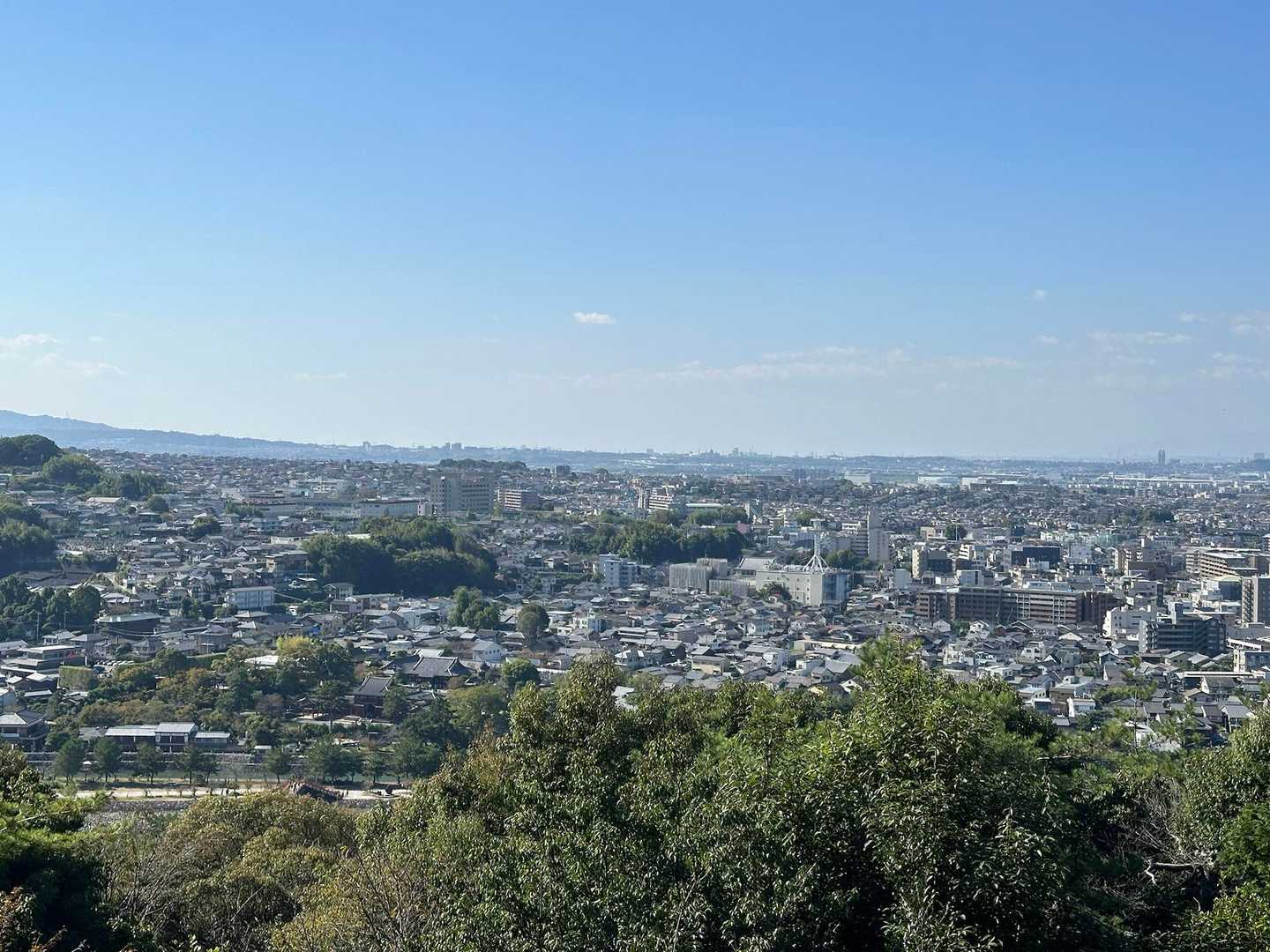 大吉山展望台から