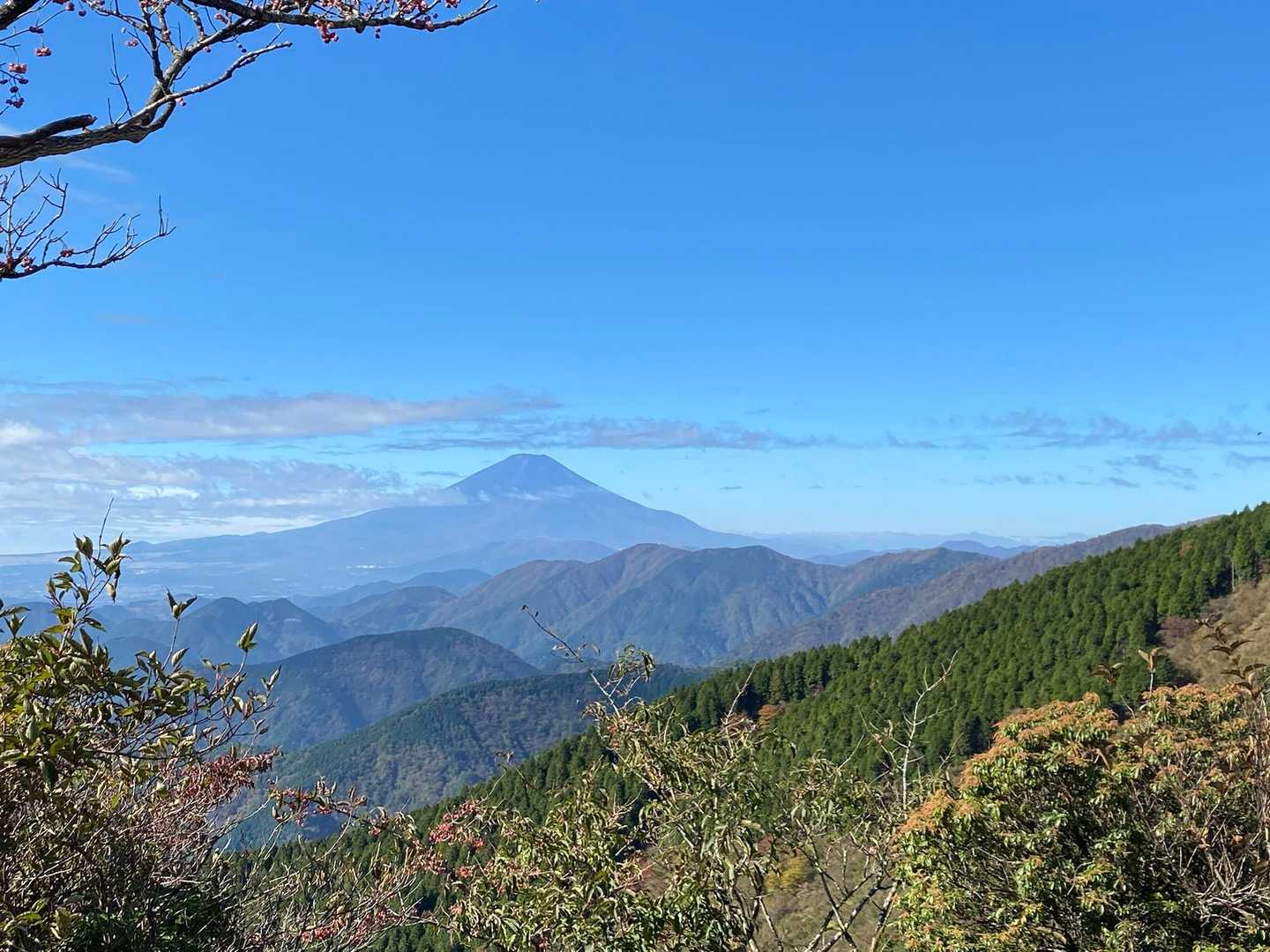 二ノ塔到着　富士山✨