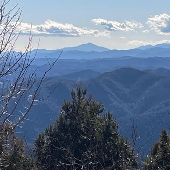 大山が綺麗に見えます。