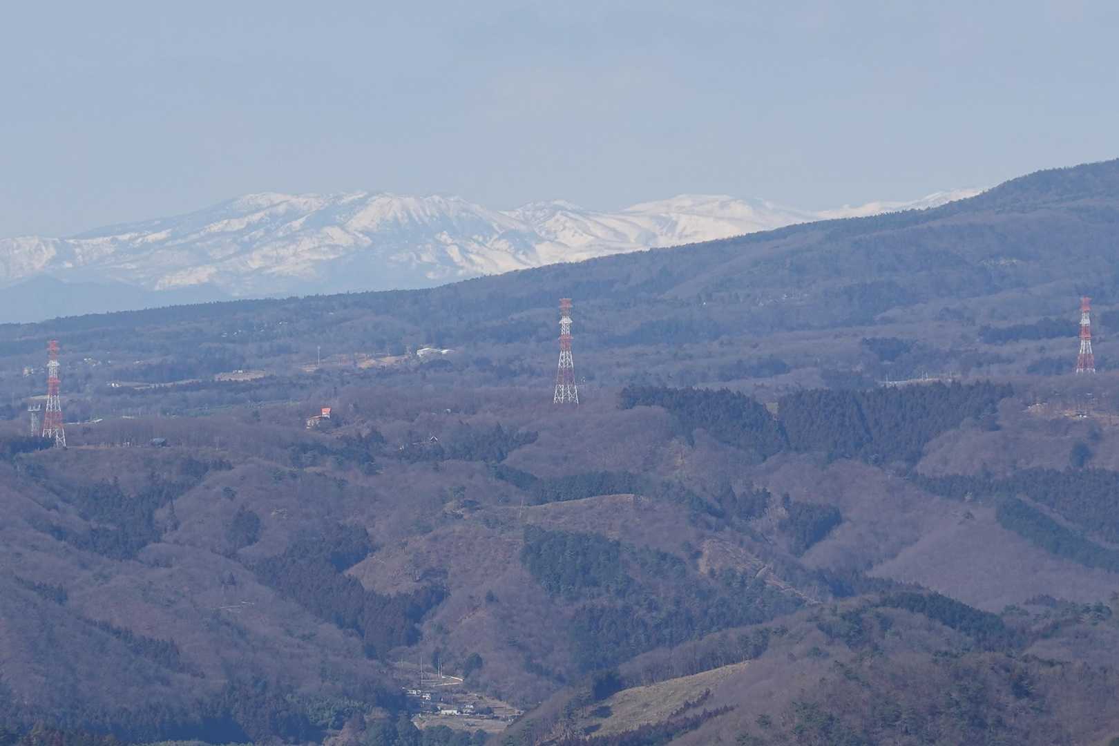 草津白根山方面