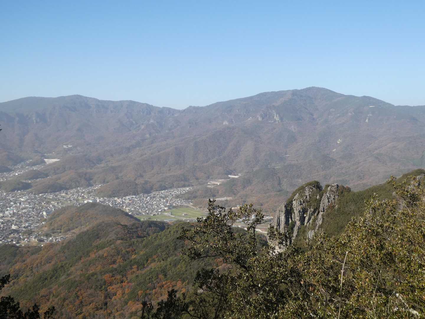 星ヶ城山方面
