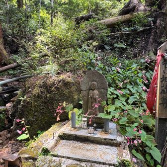 お地蔵さんと湧水🙏💧

ポリタンクで水を汲みに来られていました。有名なのかな？私たちも給水😊💧