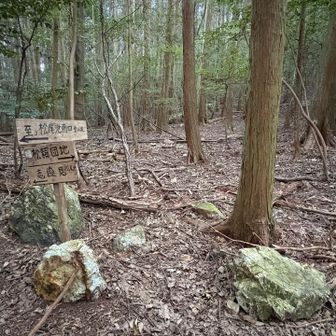 長良山登山口。