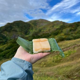 朝日小屋で買ったますずし