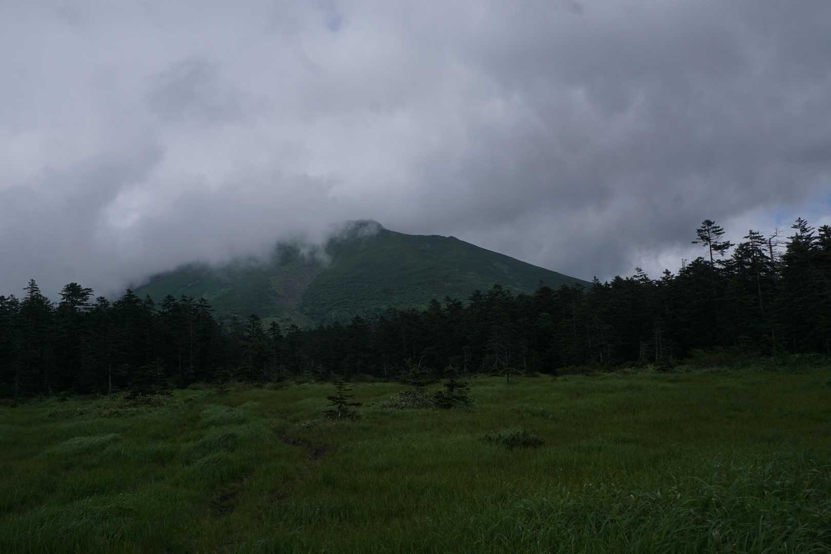 振り返って富良野岳