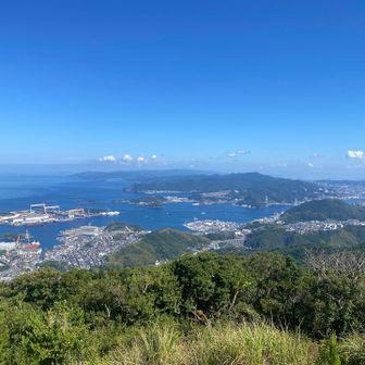 造船ドックと長崎港や長崎の街