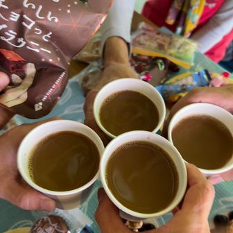 益々健康で！カフェラテでカンパーイ🍻