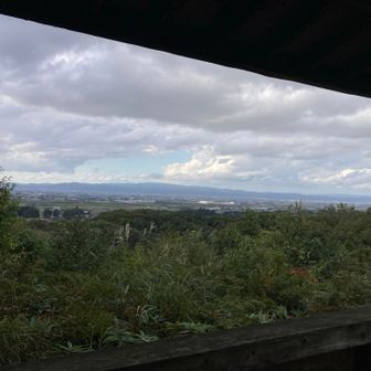 見晴らしの丘の東屋からの見晴らし